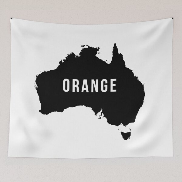 Item preview, Orange, Australia State Silhouette designed and sold by CartoCreative.