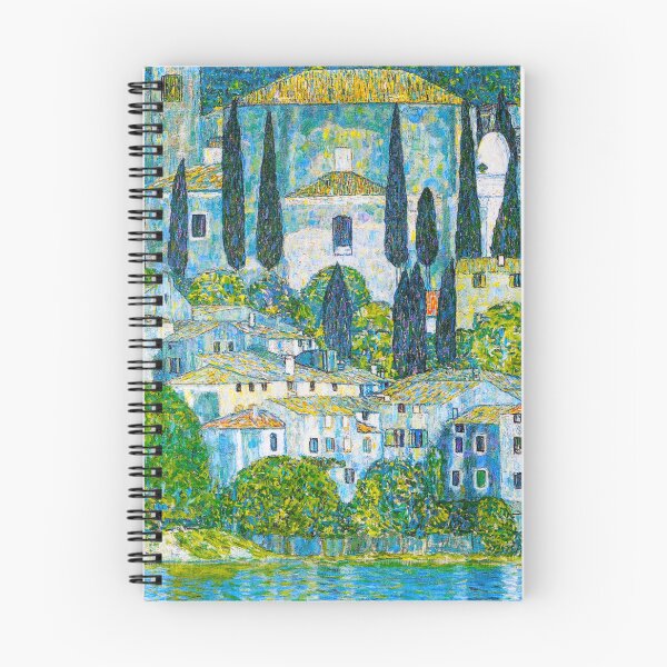 Item preview, HD Gustav Klimt - Kirche in Cassone 1913 Original Painting designed and sold by Go Logo Designs.
