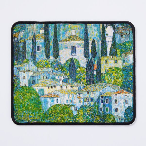 Item preview, HD Gustav Klimt - Kirche in Cassone 1913 Original Painting designed and sold by Go Logo Designs.