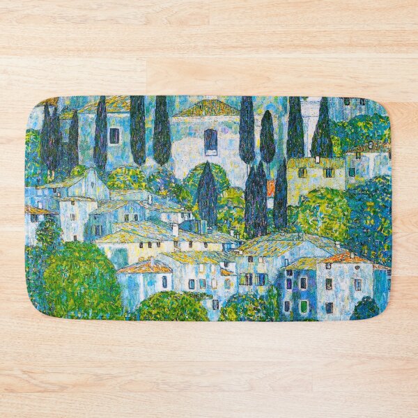 Artikelvorschau, HD Gustav Klimt - Kirche in Cassone 1913 Original Painting entworfen und verkauft von Go Logo Designs.
