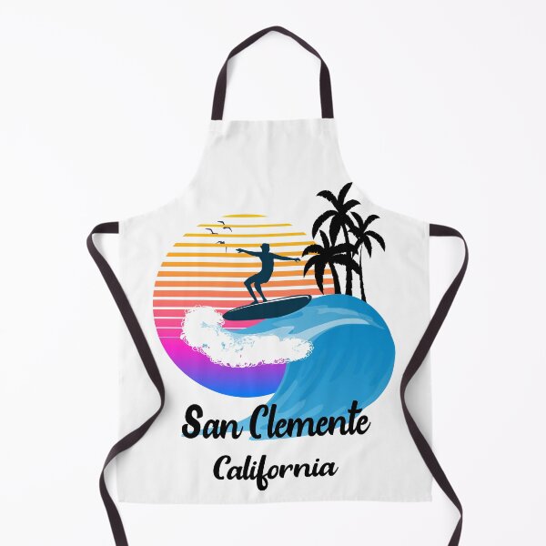 Item preview, San Clemente California Seaside Retro Sunset designed and sold by mountainadora.