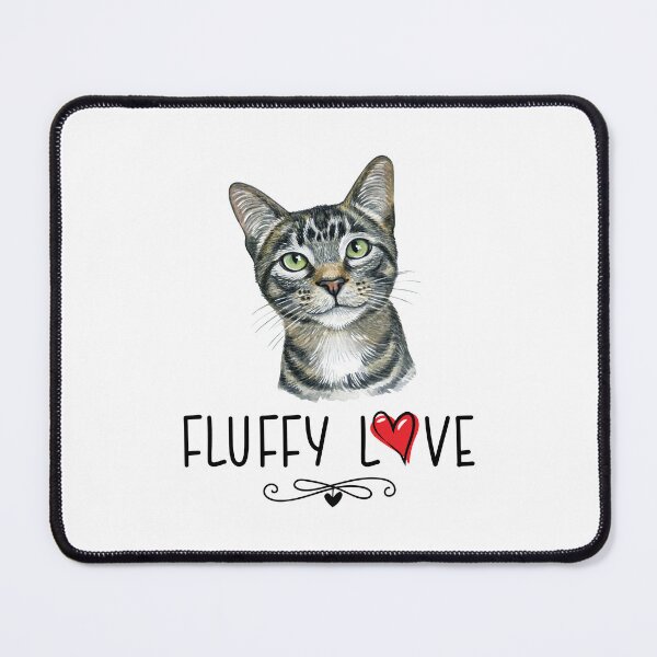 Item preview, Cat Fluffy Love Kitty Meow Portrait designed and sold by Blok45.