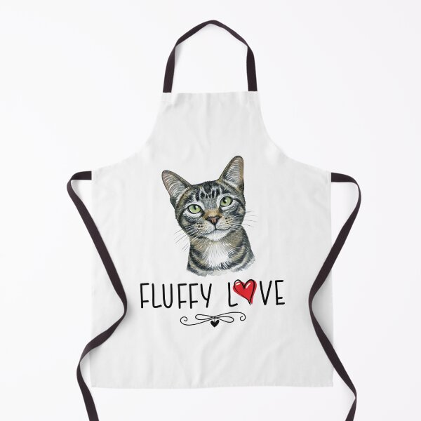 Item preview, Cat Fluffy Love Kitty Meow Portrait designed and sold by Blok45.