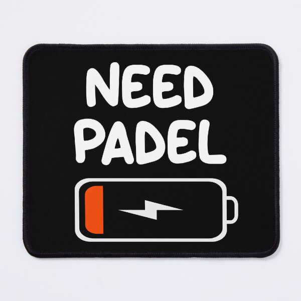 Item preview, Need Padel Low Battery for Paddle Tennis Players designed and sold by grinta2021.