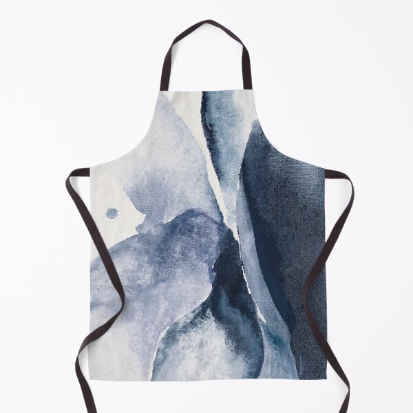 Item preview, Dark Navy Gray Acrylic Abstract Painting designed and sold by la clameur.