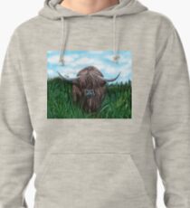 Scottish Highland Cow Pullover Hoodie