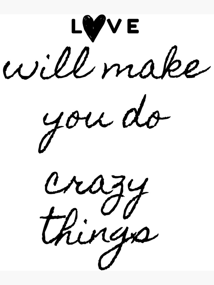 "Love Will Make You Do Crazy Things, Speech, Protect The Ones We Love