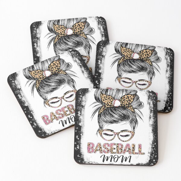 Item preview, Bleached Baseball Mom Messy Bun Softball Mom Mother's Day designed and sold by SethFrancis37.