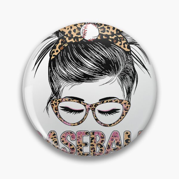 Item preview, Bleached Baseball Mom Messy Bun Softball Mom Mother's Day designed and sold by SethFrancis37.