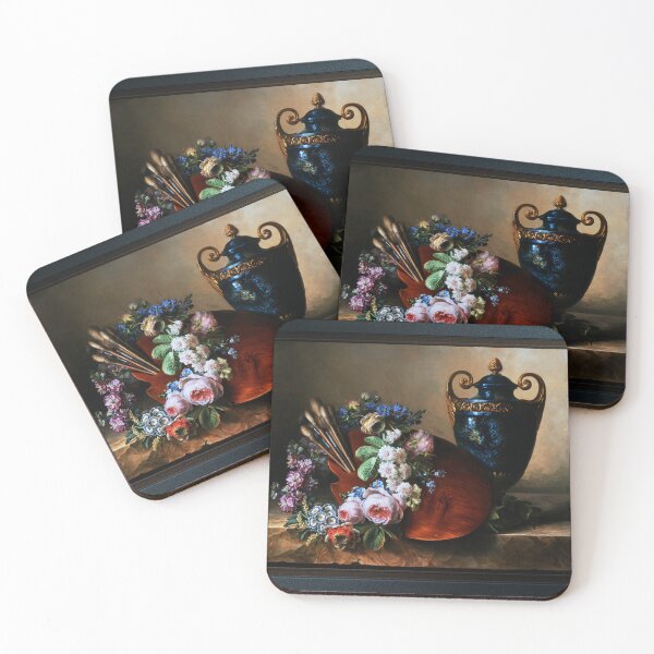 Item preview, Still life - A Homage to Van Spaendonck by Charlotte Eustace Sophie de Fuligny-Damas Remastered Xzendor7 Classical Art Old Masters Reproductions designed and sold by Xzendor7 Digital Art Creations.