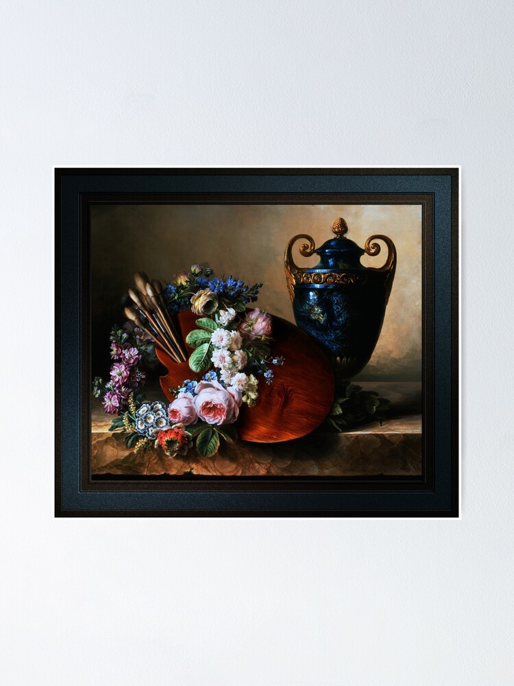 Still life - A Homage to Van Spaendonck by Charlotte Eustace Sophie de  Fuligny-Damas Remastered Xzendor7 Classical Art Old Masters Reproductions  Poster for Sale by xzendor7