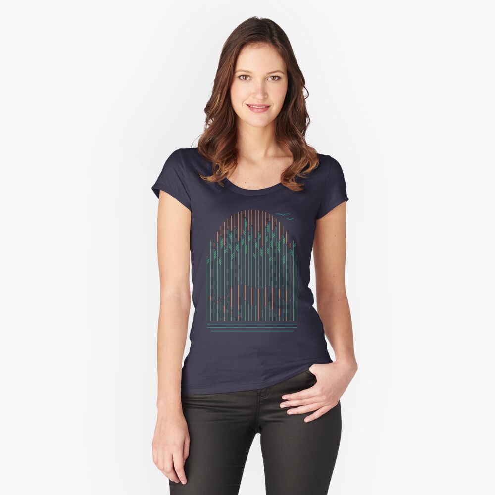Aperçu de l'œuvre T-shirt échancré créée et vendue par thepapercrane.