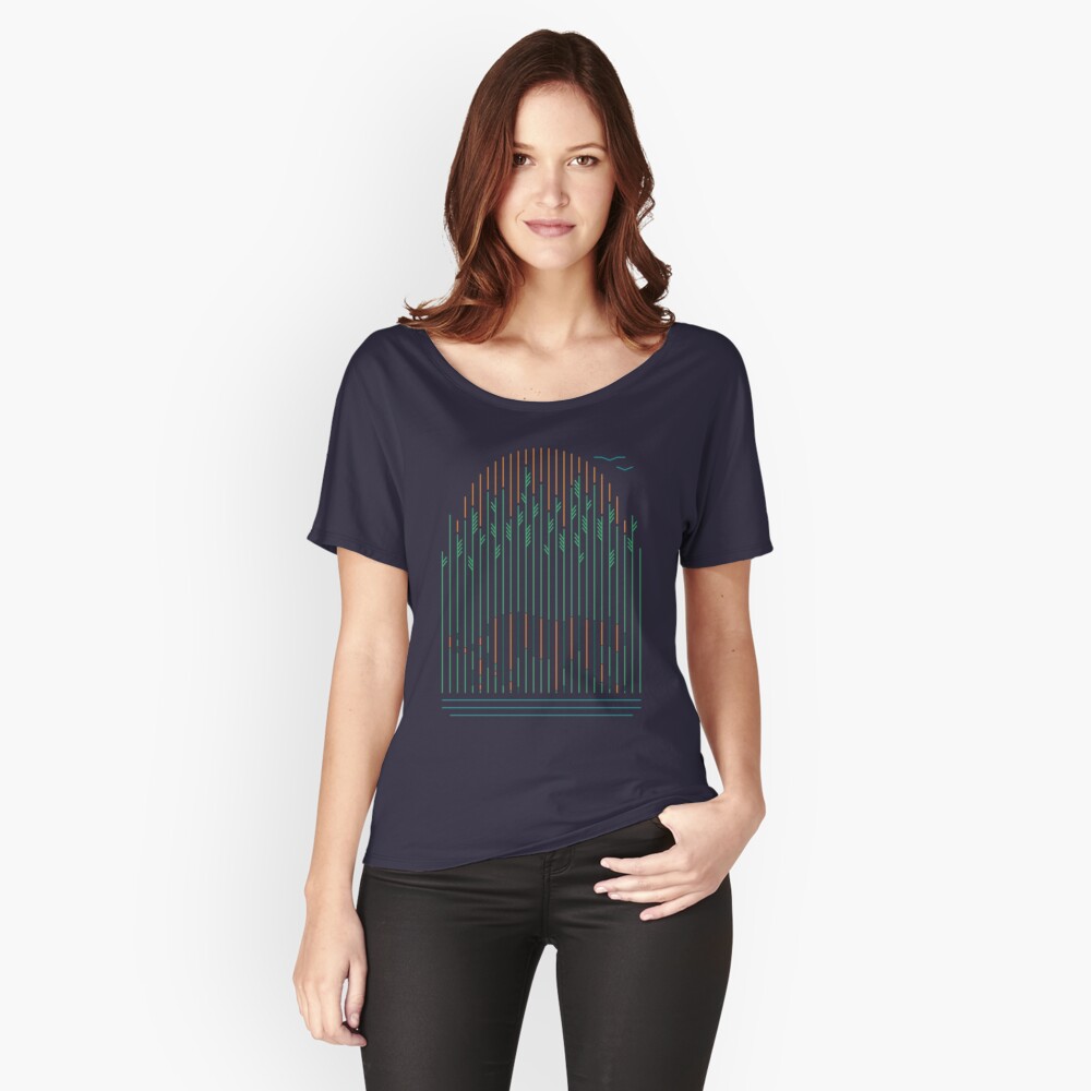 Aperçu de l'œuvre T-shirt coupe relax créée et vendue par thepapercrane.
