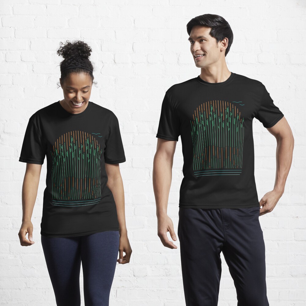 Aperçu de l'œuvre T-shirt respirant créée et vendue par thepapercrane.