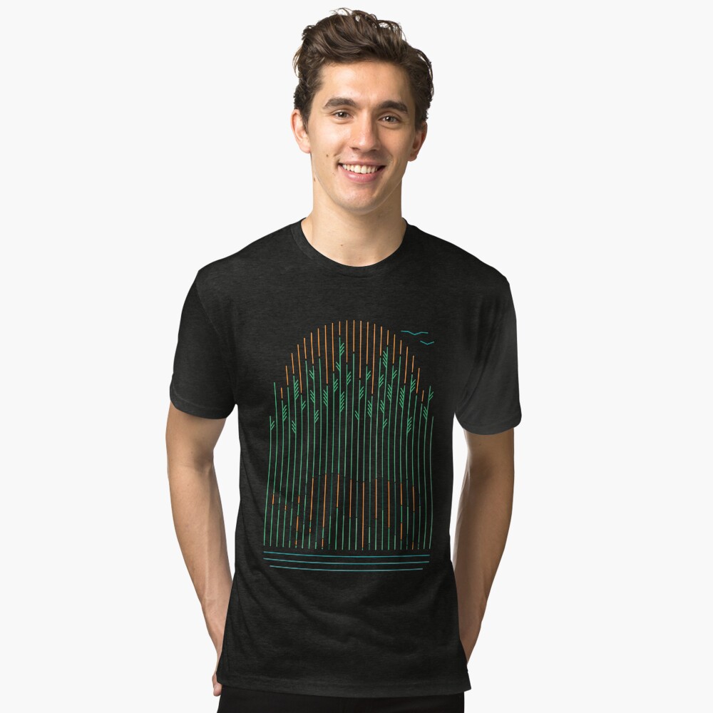 Aperçu de l'œuvre T-shirt chiné créée et vendue par thepapercrane.