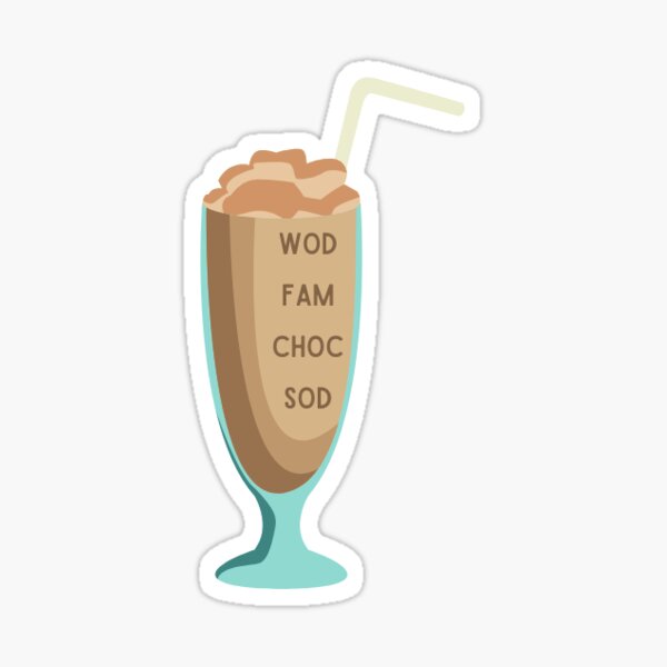 Item preview, WODFAMCHOCSOD designed and sold by BKStudios.