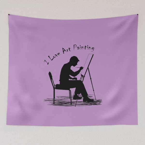 Item preview, I Love Art Painting designed and sold by Laidart.
