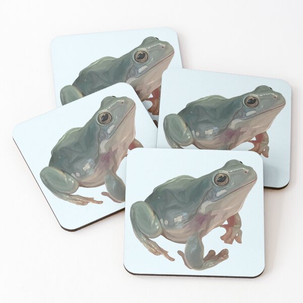 Item preview, Happy Australian Green Tree Frog designed and sold by Deborah Camp.