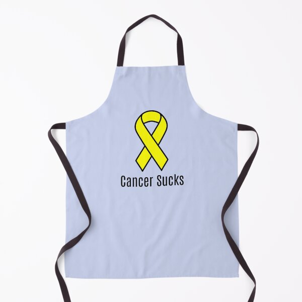 Item preview, Cancer Sucks Yellow Sarcoma Bone Bladder Cancer Awareness Ribbon designed and sold by Sugar-Magnolia.