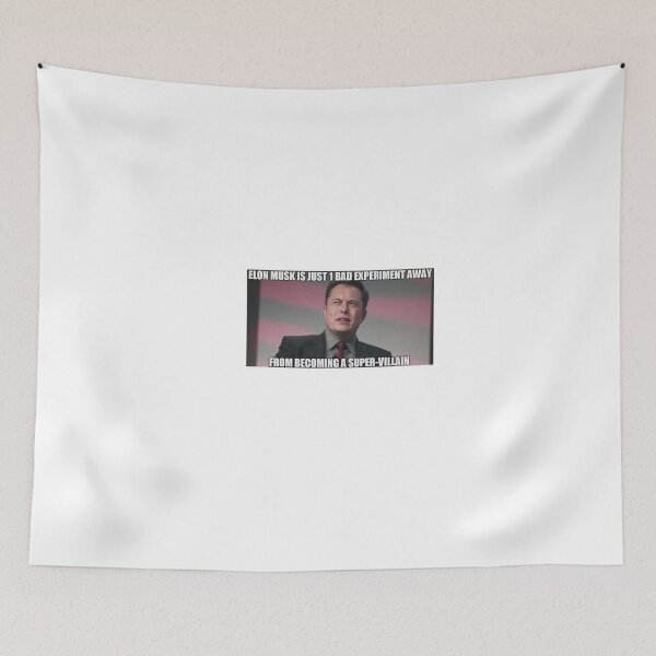 Item preview, Elon Musk Villain Meme designed and sold by jamcaYT.