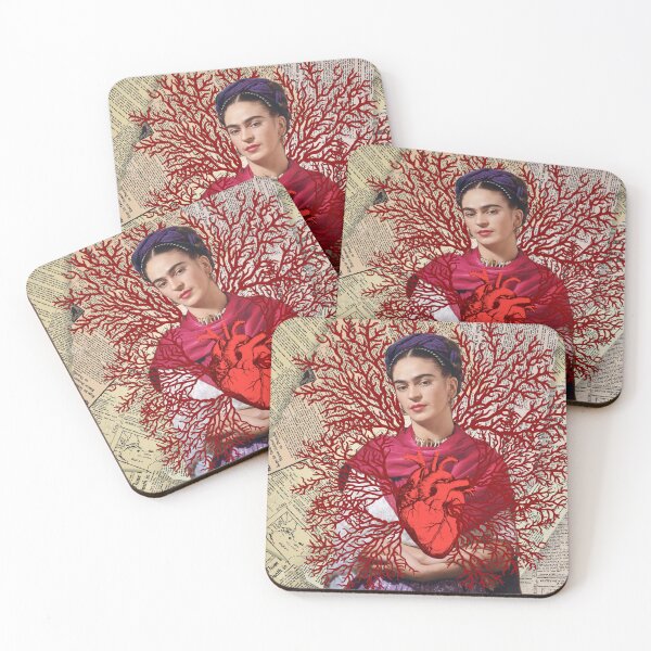 Item preview, Frida Kahlo Coral designed and sold by Muycote.