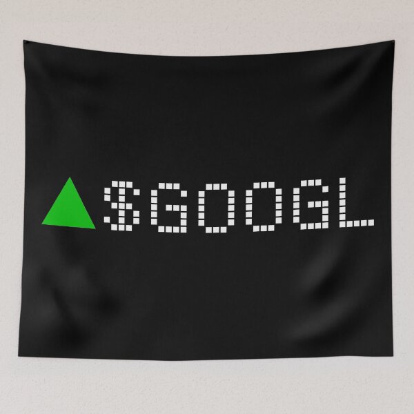Item preview, Google Stock Ticker Green - White Font designed and sold by frankyou.