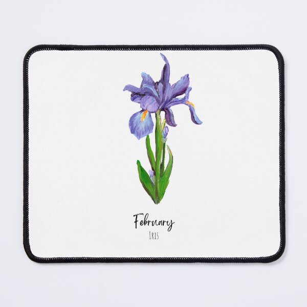 Item preview, February Birth Flower Iris designed and sold by Roy & Tiffany.
