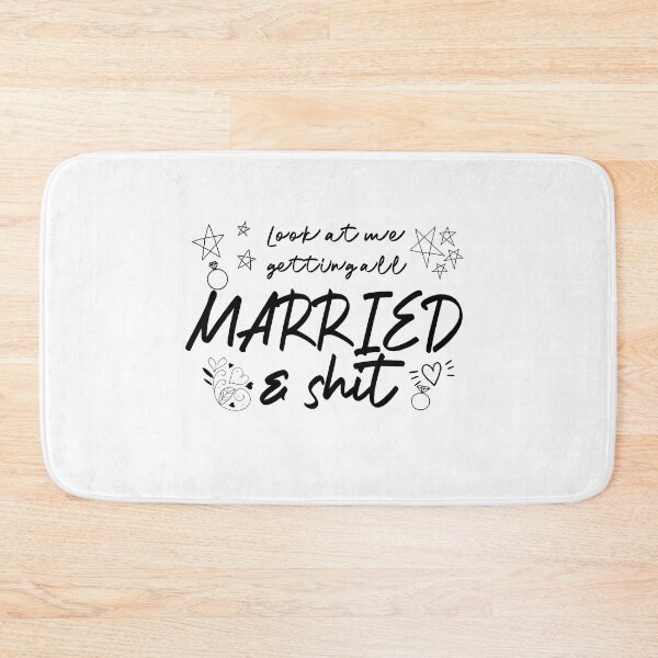Item preview, Look At Me Getting All Married & Shit Hilarious Gifts designed and sold by DKKShop.