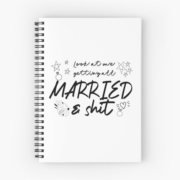 Item preview, Look At Me Getting All Married & Shit Hilarious Gifts designed and sold by DKKShop.