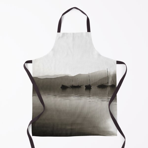 Item preview, Gulets Ethereal In Grey Sailboat Acrylic Painting designed and sold by taiche.