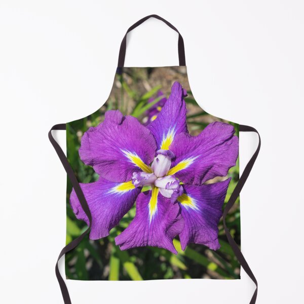 Item preview, Flamboyant Garden Gem - A Jewel Toned Japanese Iris in Bloom designed and sold by Georgia Mizuleva.