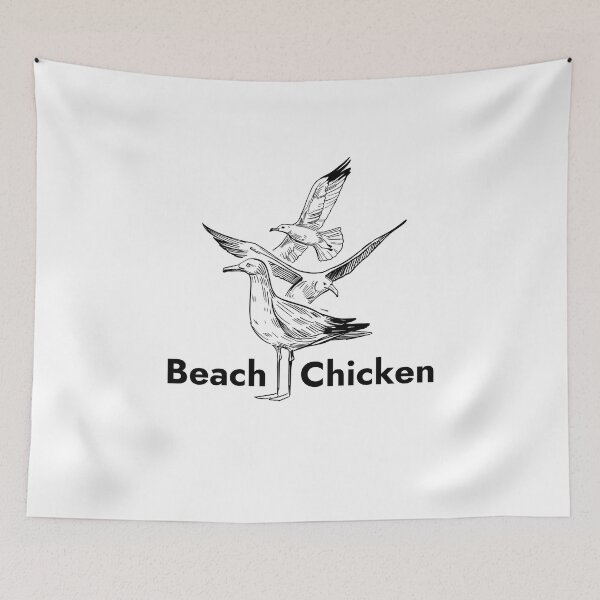 Item preview, Beach Chicken Seagull  designed and sold by The Junto Shop.