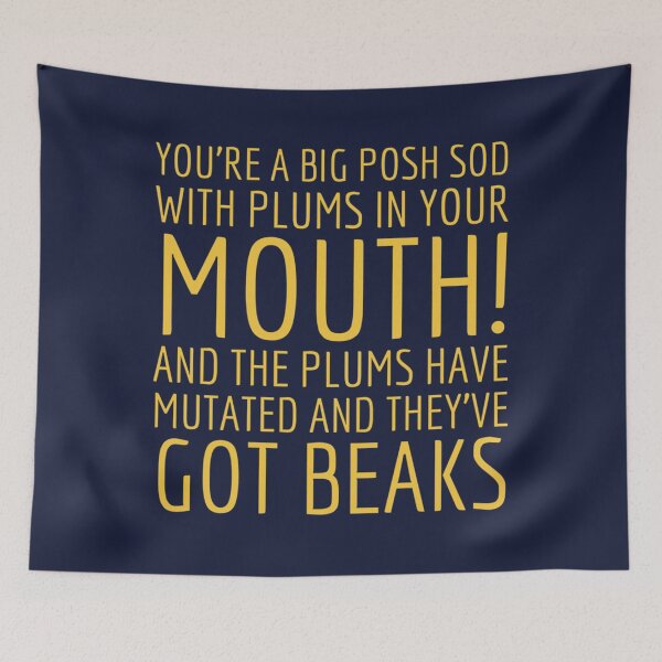 Item preview, You_re a big posh sod, funny alan partridge quote     designed and sold by shwrseinorbar.
