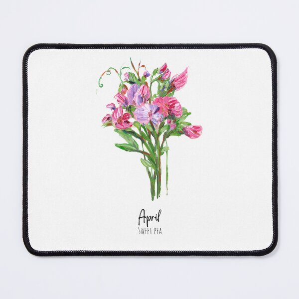 Item preview,  April Birth Flower Sweetpea designed and sold by Tiffany Roy.