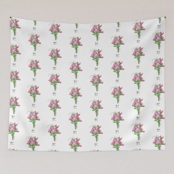 Item preview,  April Birth Flower Sweetpea designed and sold by Roy & Tiffany.