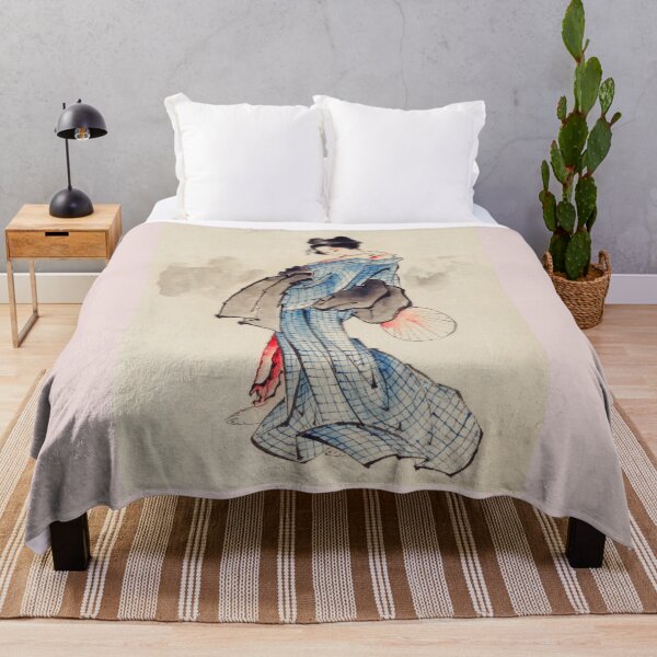 Item preview, Japanese woman artwork by Katsushika Hokusai designed and sold by Artandstonesgr.
