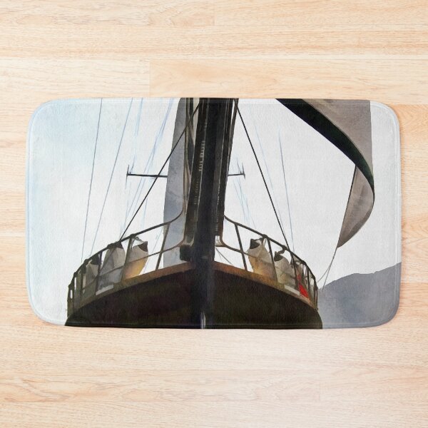 Item preview, Gulet Under Sail Sailing Acrylic Painting designed and sold by taiche.