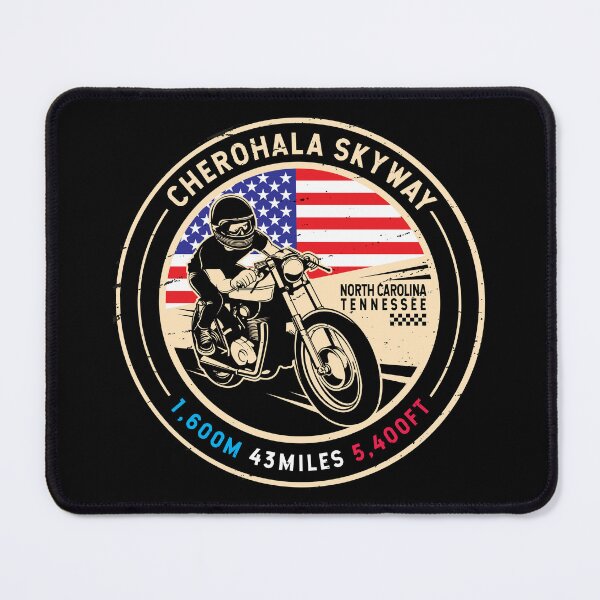 Item preview, Cherohala Skyway | National Scenic Byways | Motorcycle designed and sold by KrisSidDesigns.