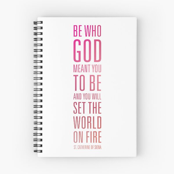 Item preview, St Catherine of Siena Inspirational Quote designed and sold by field3.