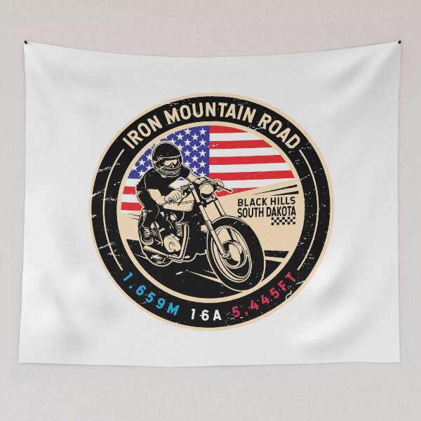 Item preview, Iron Mountain Road | South Dakota | Motorcycle designed and sold by KrisSidDesigns.