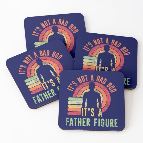 Item preview, It's Not A Dad Bod It's A Father Figure Fathers Day Gift Retro Vintage Distressed designed and sold by niftee.