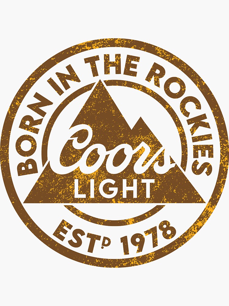 "Coors Banquet Rodeo, Coors Rodeo Colorway" Sticker by rosolwegironefn