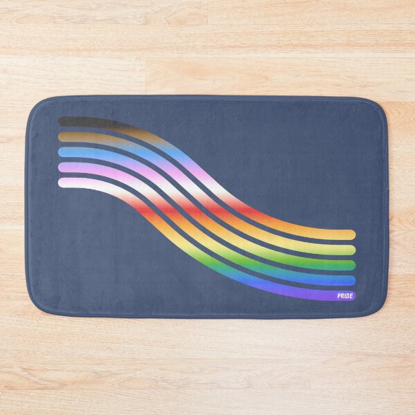 Item preview, Curved Inclusive Pride Flag designed and sold by elisagavi.