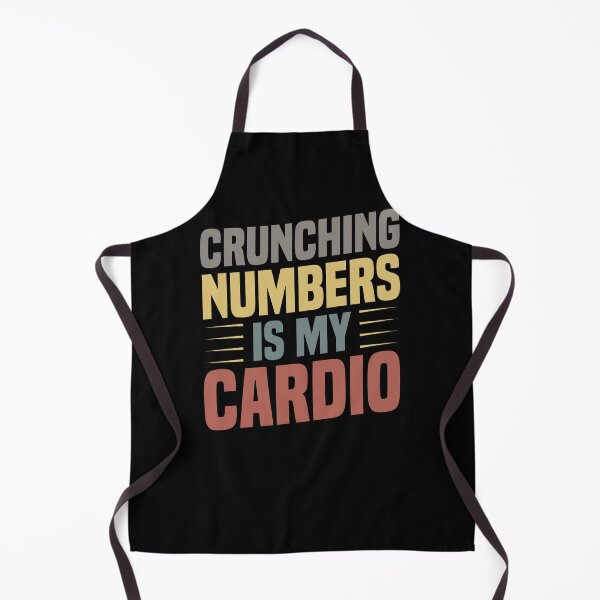 Item preview, Crunching Numbers Is My Cardio Funny Saying Gift for Accountant / Birthday Gifts Idea designed and sold by Chamssou.
