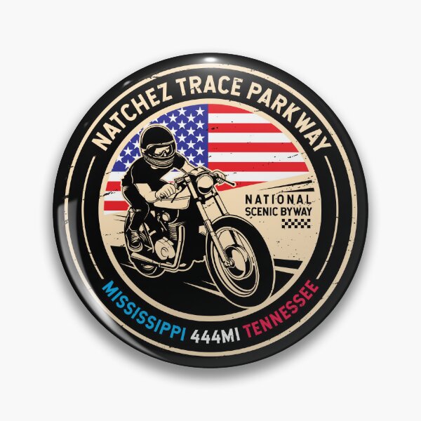 Item preview, Natchez Trace Parkway | National Scenic Byway | Motorcycle designed and sold by KrisSidDesigns.