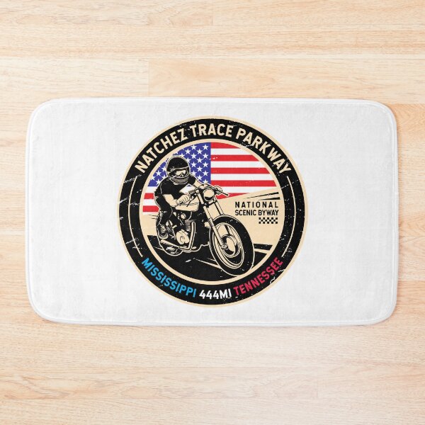 Item preview, Natchez Trace Parkway | National Scenic Byway | Motorcycle designed and sold by KrisSidDesigns.