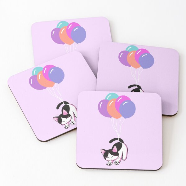 Item preview, Cute Kitty with ballons designed and sold by Saumik-Z.