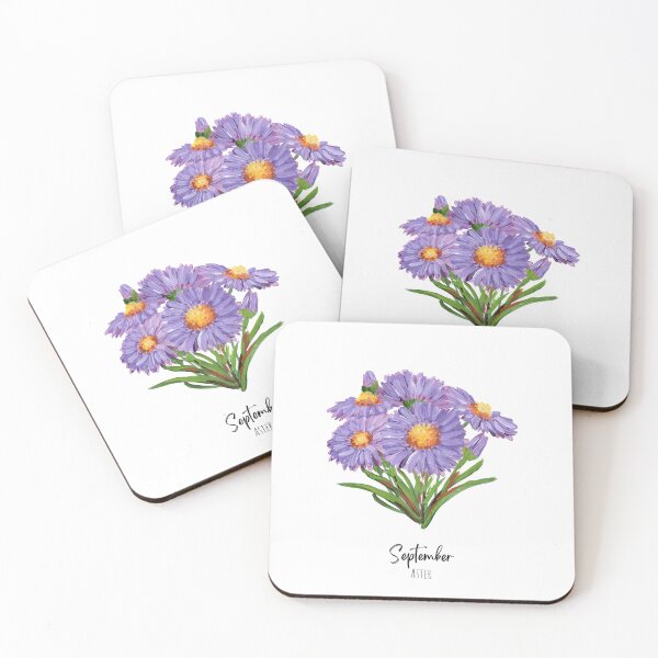 Item preview, September Birth Flower Aster designed and sold by Roy & Tiffany.