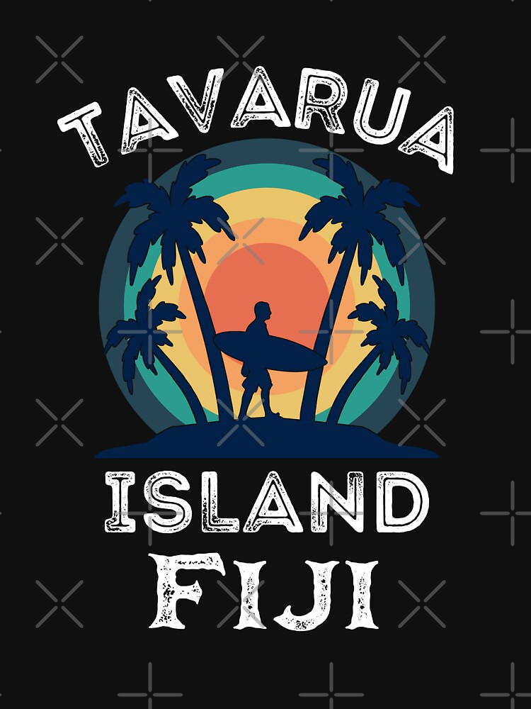 Tavarua Island Island Surfing - Surfer, Palm Trees & Sunset Sticker for  Sale by elvisg03