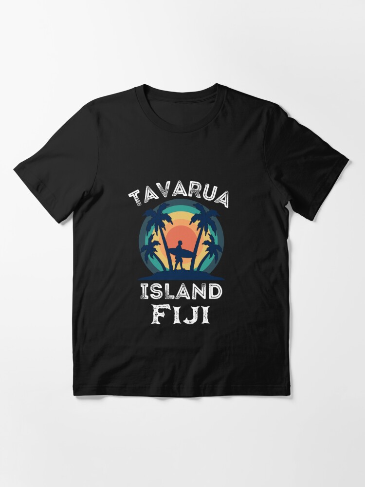 Tavarua Island Island Surfing - Surfer, Palm Trees & Sunset Sticker for  Sale by elvisg03